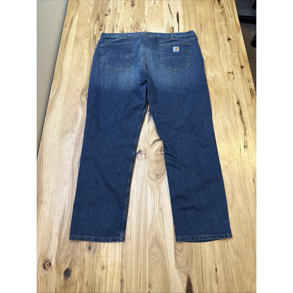Carhartt 104960 Rugged Flex Relaxed Fit Low Rise 5 Pocket Tapered Jean 42x30 - Picture 5 of 5